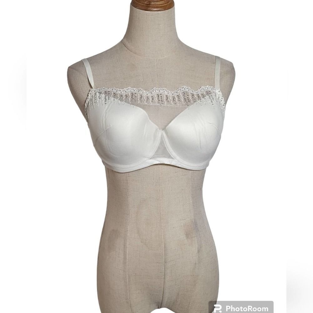 Natori Private Luxuries White Bra Top